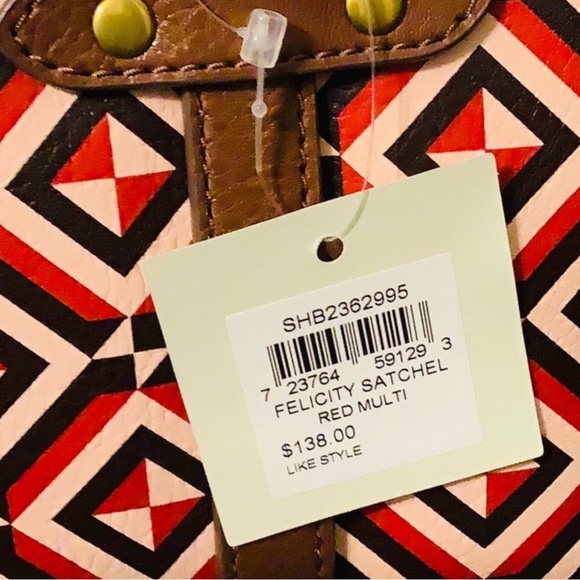 Fossil Felicity Satchel Bag With Matching Pouch - Picture 5 of 8